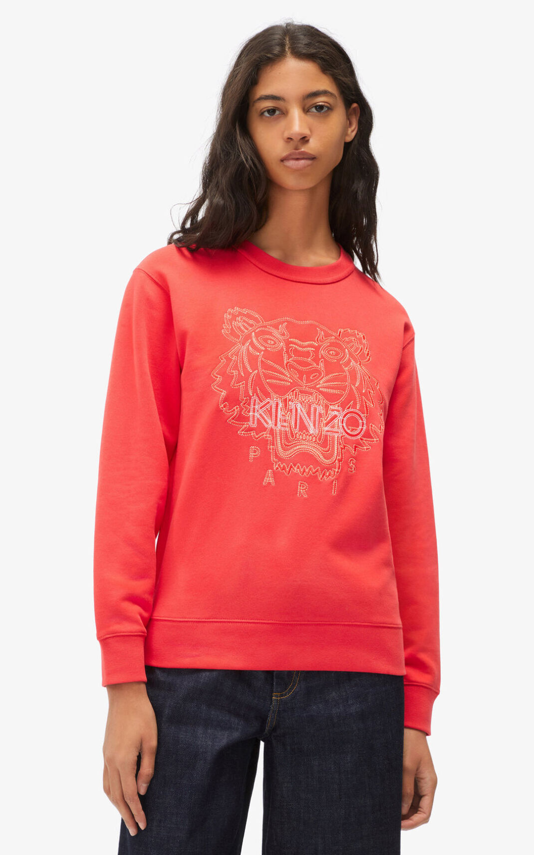 Kenzo Tiger Sweatshirt Dam | 76154-BHMT